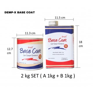 DEMP-X Base Coat 2kg SET ( A 1kg + B 1kg )